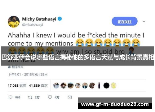 巴舒亚伊会说哪些语言揭秘他的多语言天赋与成长背景真相 巴舒亚伊会说哪些语言揭秘他的多语言天赋与成长背景真相